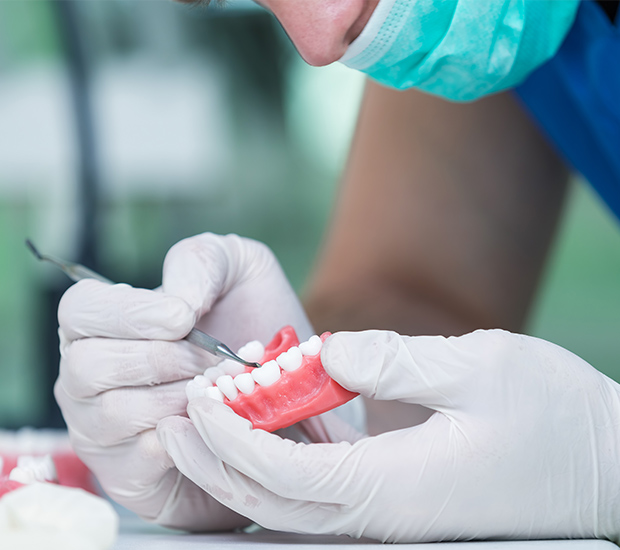 Nacogdoches Partial Denture for One Missing Tooth